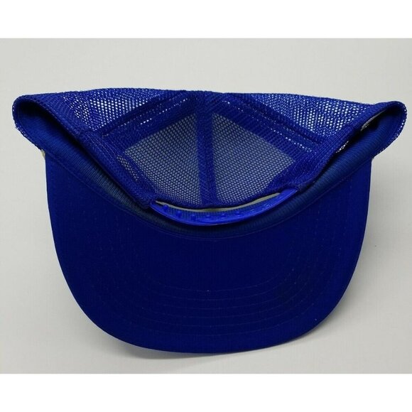 VTG "Hawaii 93" & Pearl Harbor Pin Trucker Hat Snapback Mesh Cap Blue 1993 OSFA - Picture 5 of 6